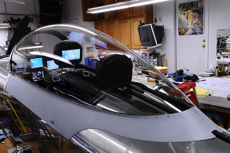2010.01.20 - RV-8 - Sliding Canopy Installation Complete (8).jpg
